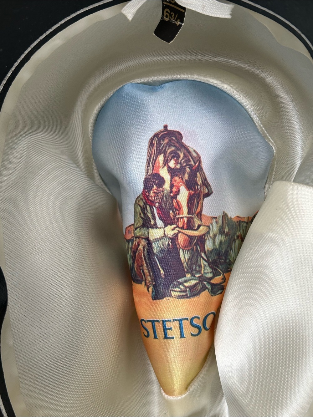 Perfect condition Vintage Stetson -6 3/4 -5X cowboy hat